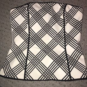 White House Black Market strapless top